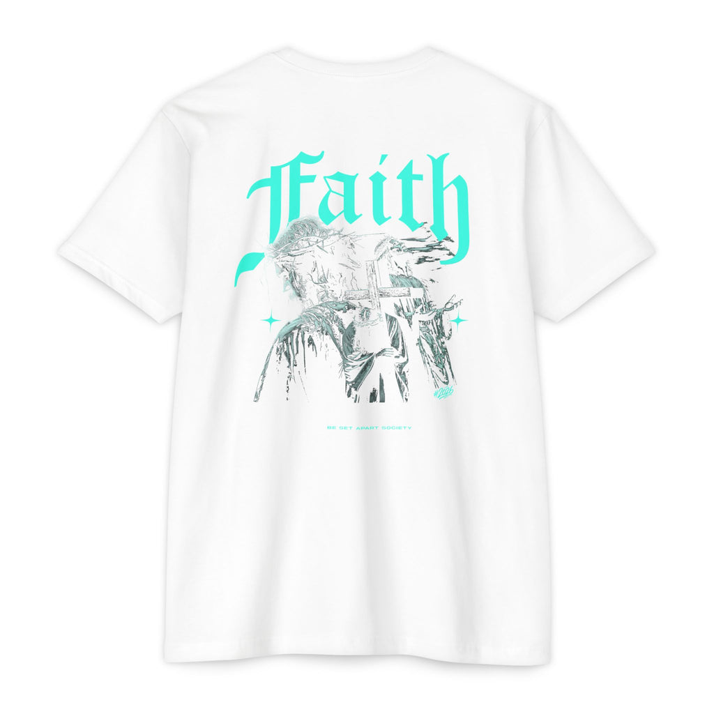 Faith Graphic T-Shirt — Retro Gothic Jesus Design