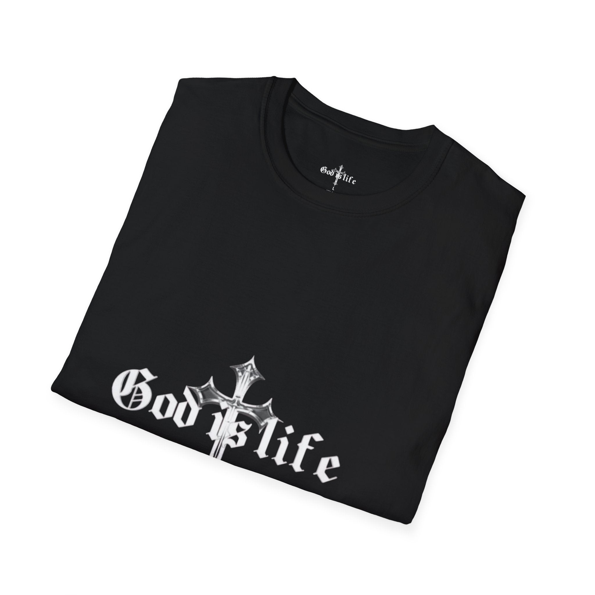 T-Shirt — Minimal Diamond Cross Graphic Tee