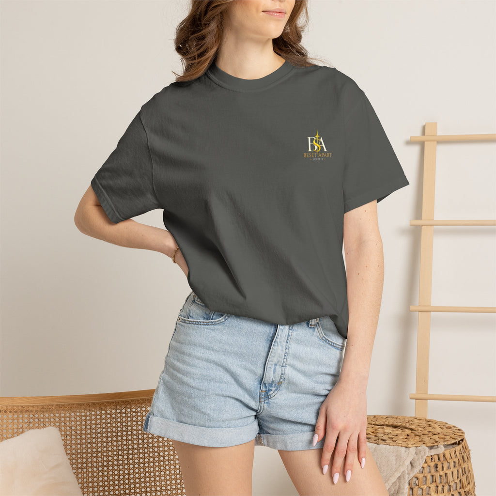 Transformation Cross T-Shirt — Christian Faith Scripture Tee (Romans 12:2)