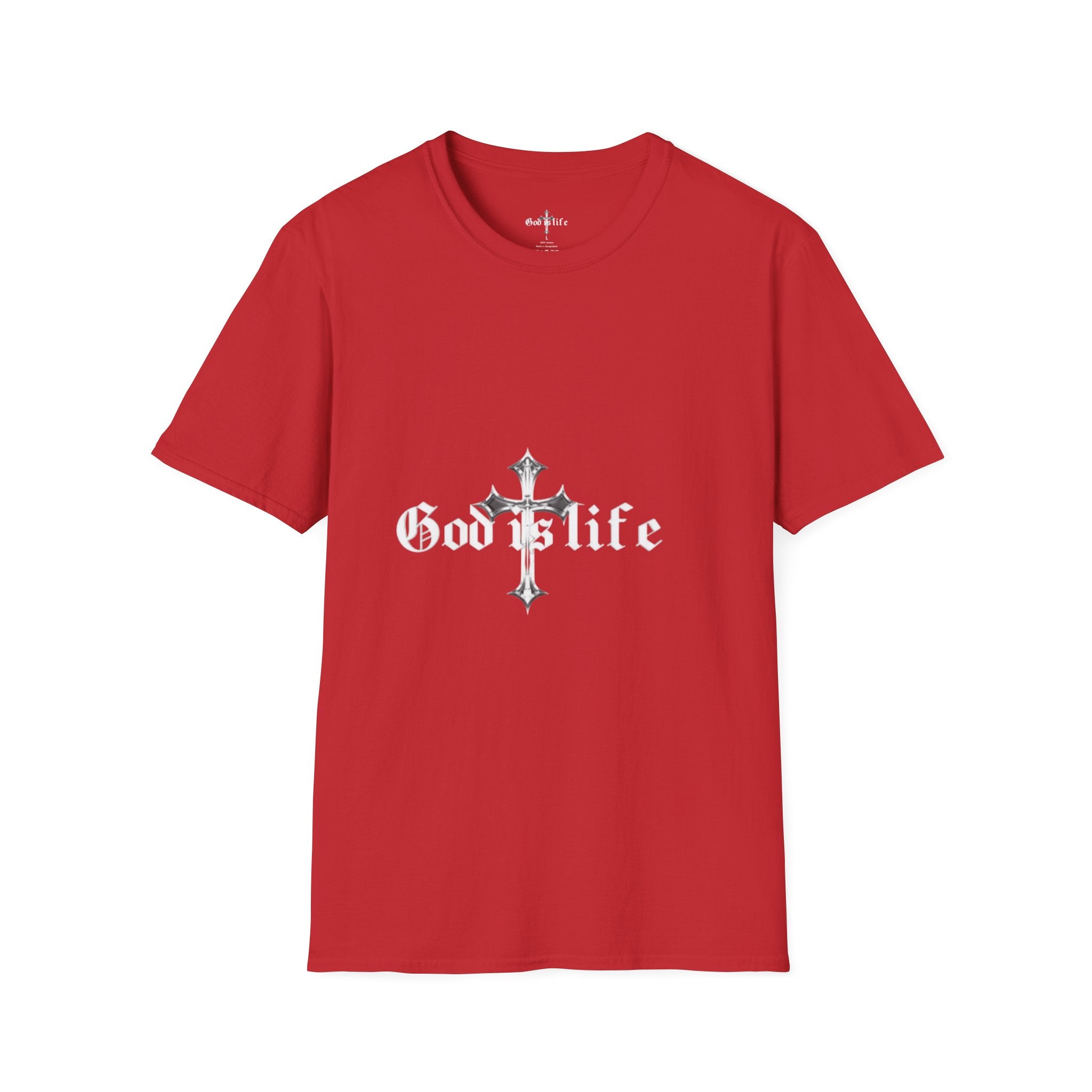 T-Shirt — Minimal Diamond Cross Graphic Tee