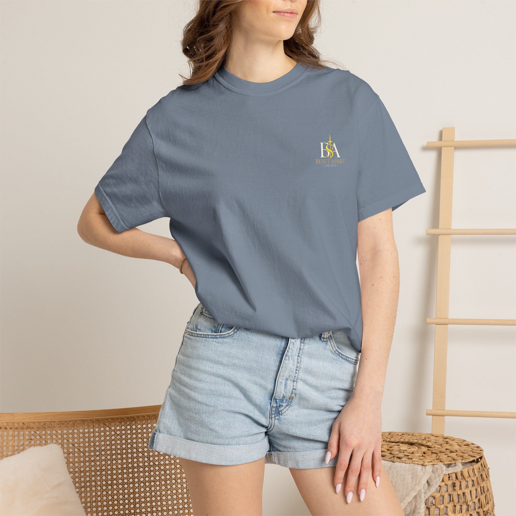 Transformation Cross T-Shirt — Christian Faith Scripture Tee (Romans 12:2)