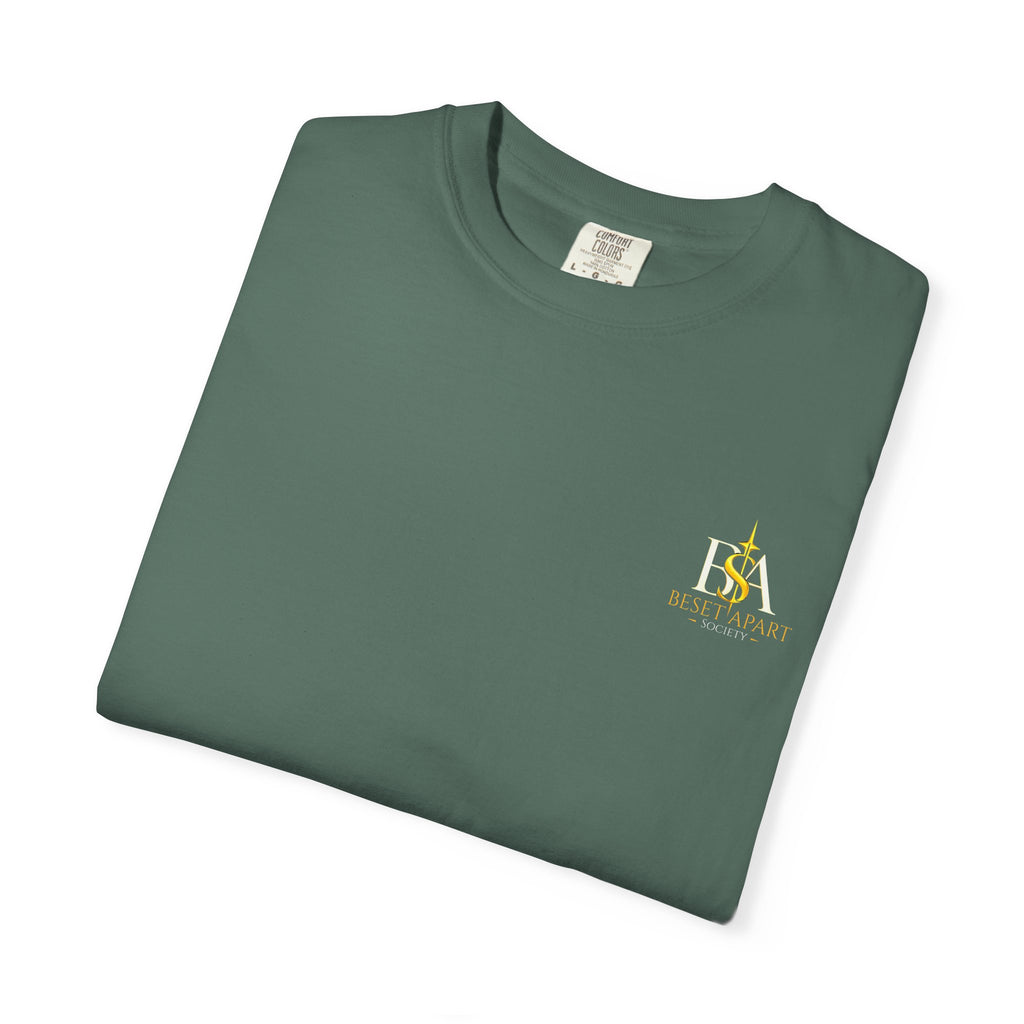 Transformation Cross T-Shirt — Christian Faith Scripture Tee (Romans 12:2)