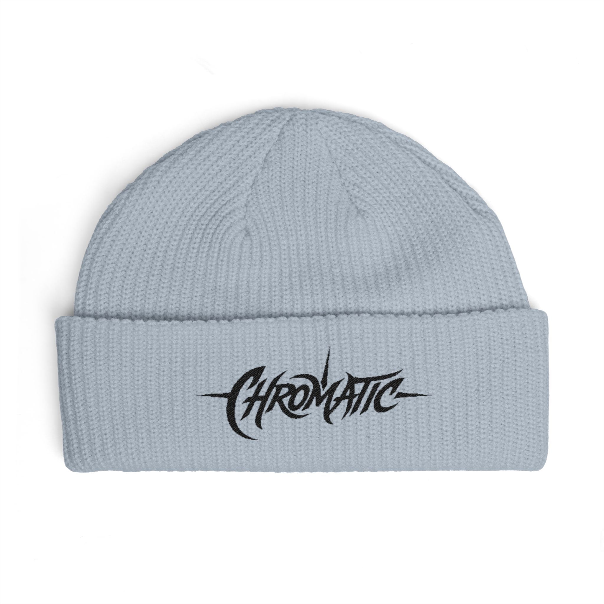 Chromatic Logo Cuff Beanie — Embroidered Streetwear Knit Hat