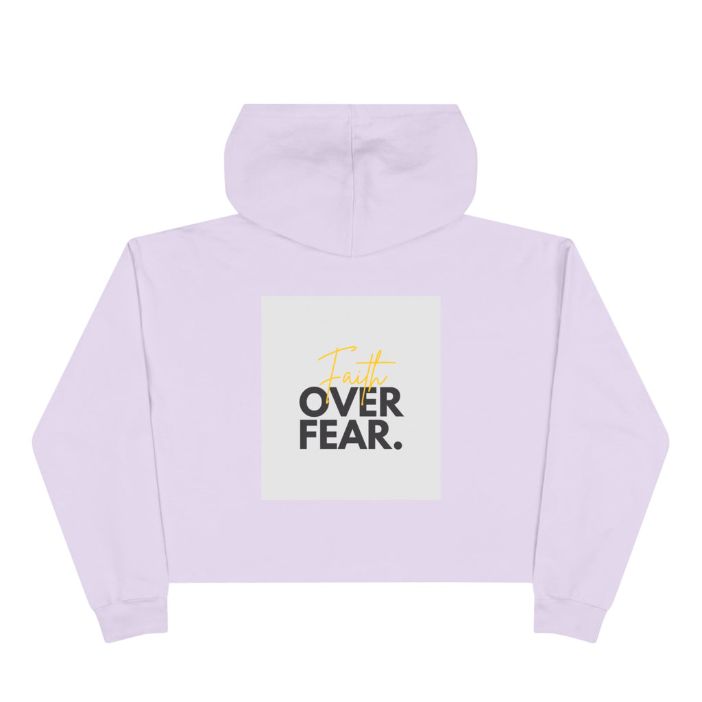 Faith Over Fear Cropped Hoodie