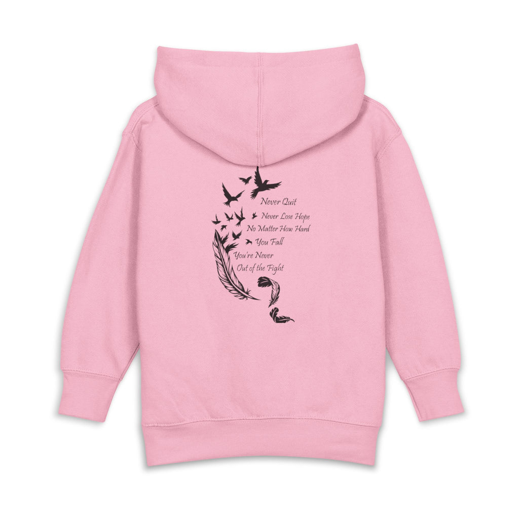 Faith Over Fear Toddler Hoodie