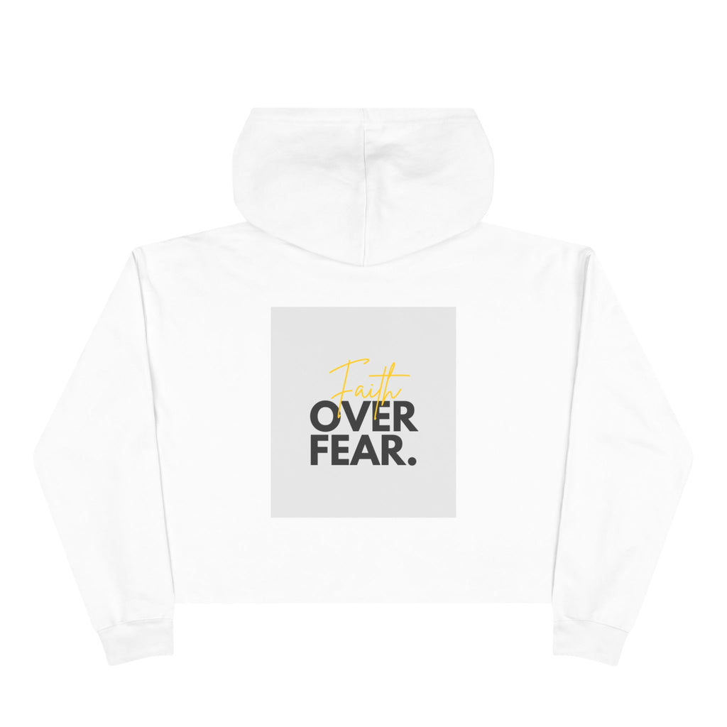 Faith Over Fear Cropped Hoodie