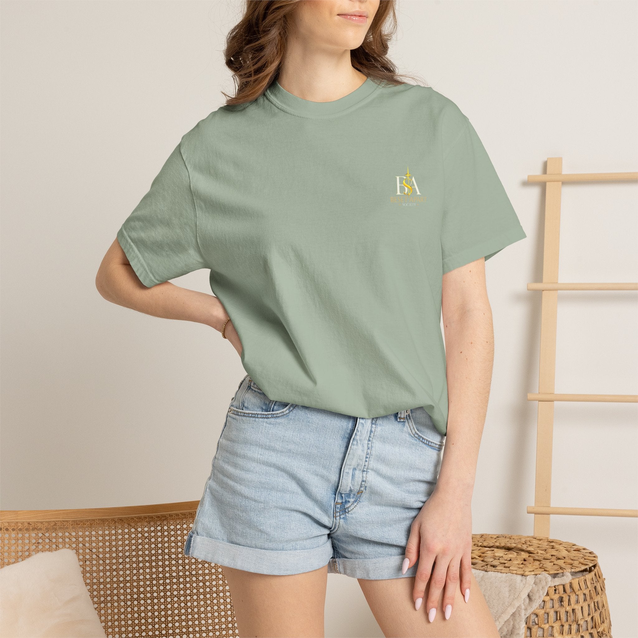 Transformation Cross T-Shirt — Christian Faith Scripture Tee (Romans 12:2)