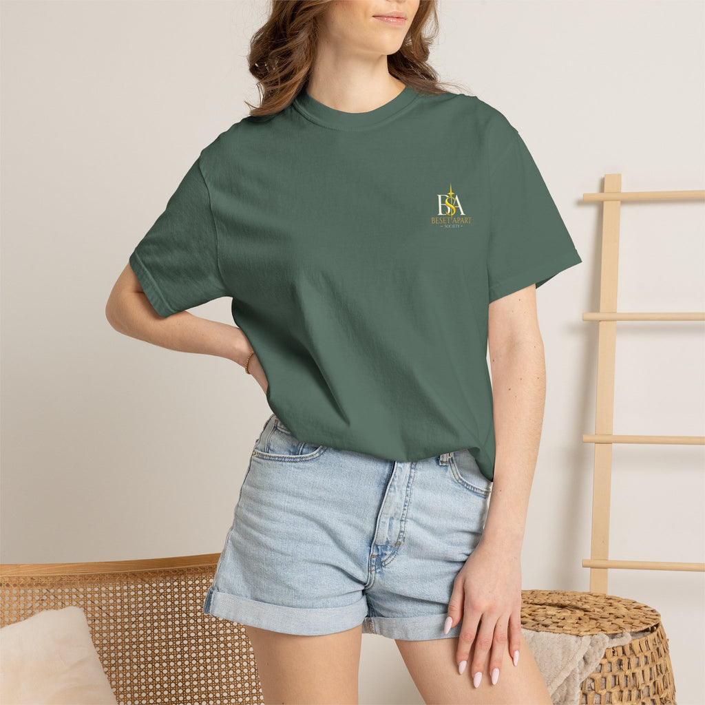 Transformation Cross T-Shirt — Christian Faith Scripture Tee (Romans 12:2)