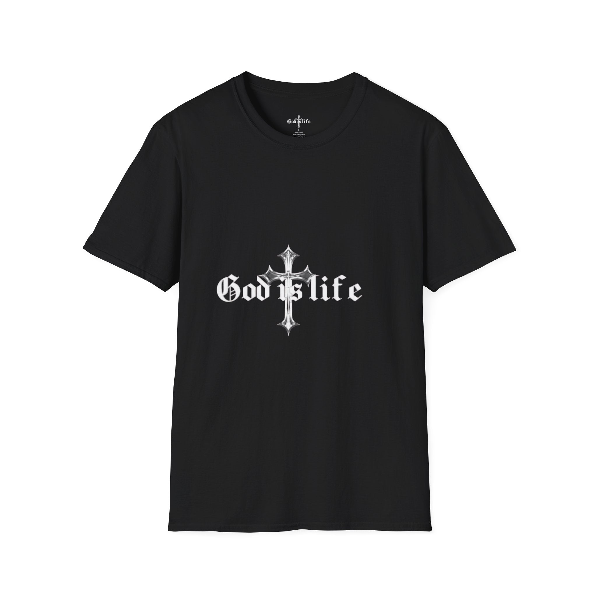 T-Shirt — Minimal Diamond Cross Graphic Tee