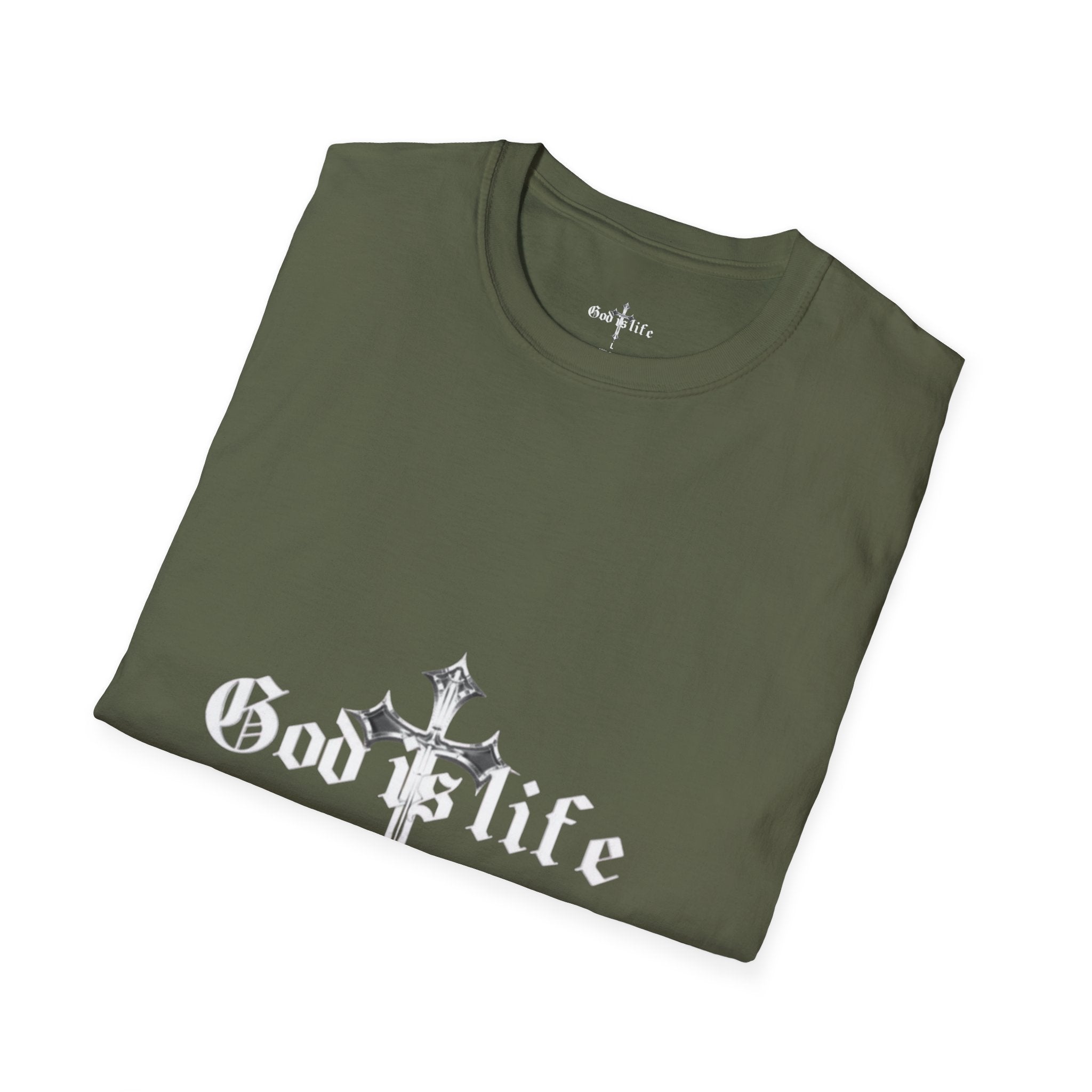 T-Shirt — Minimal Diamond Cross Graphic Tee