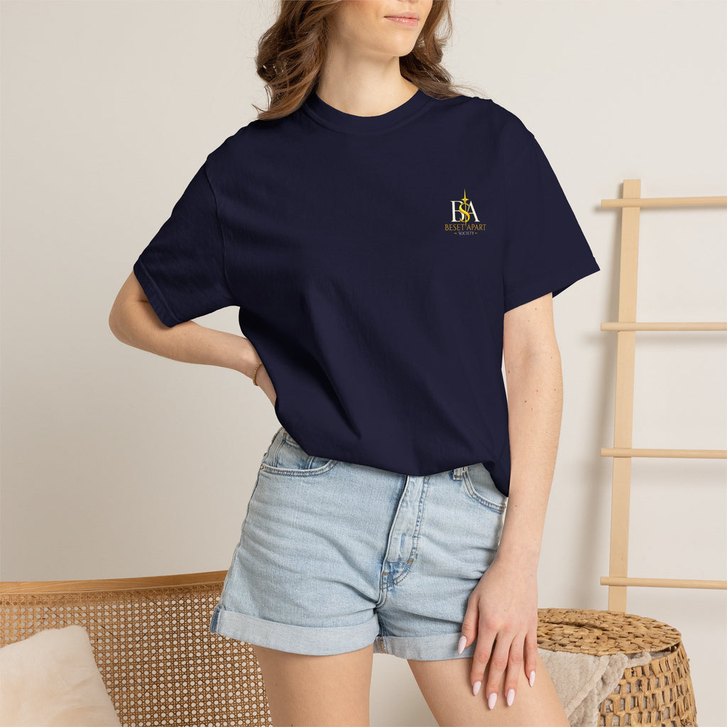 Transformation Cross T-Shirt — Christian Faith Scripture Tee (Romans 12:2)