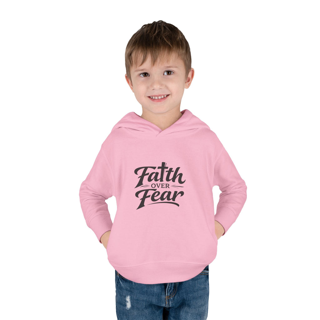 Faith Over Fear Toddler Hoodie