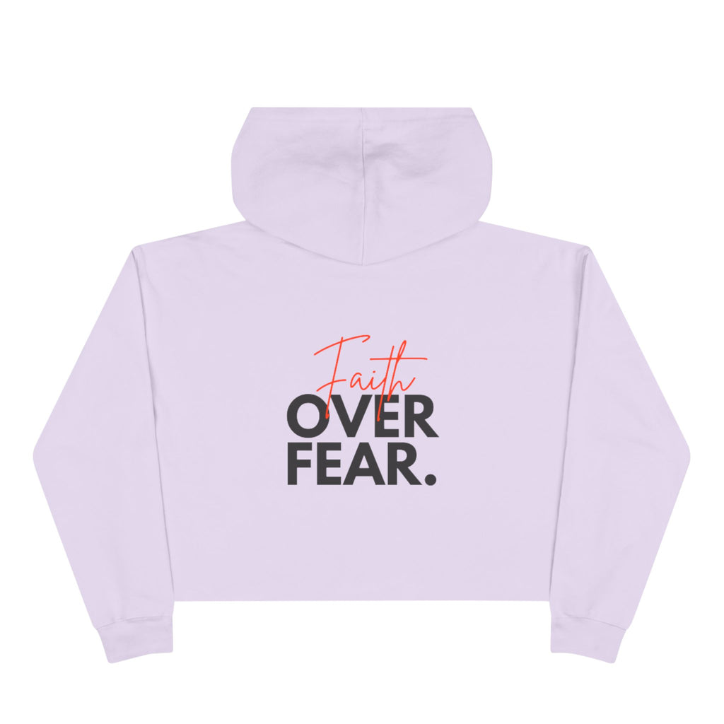 Faith Over Fear Cropped Hoodie