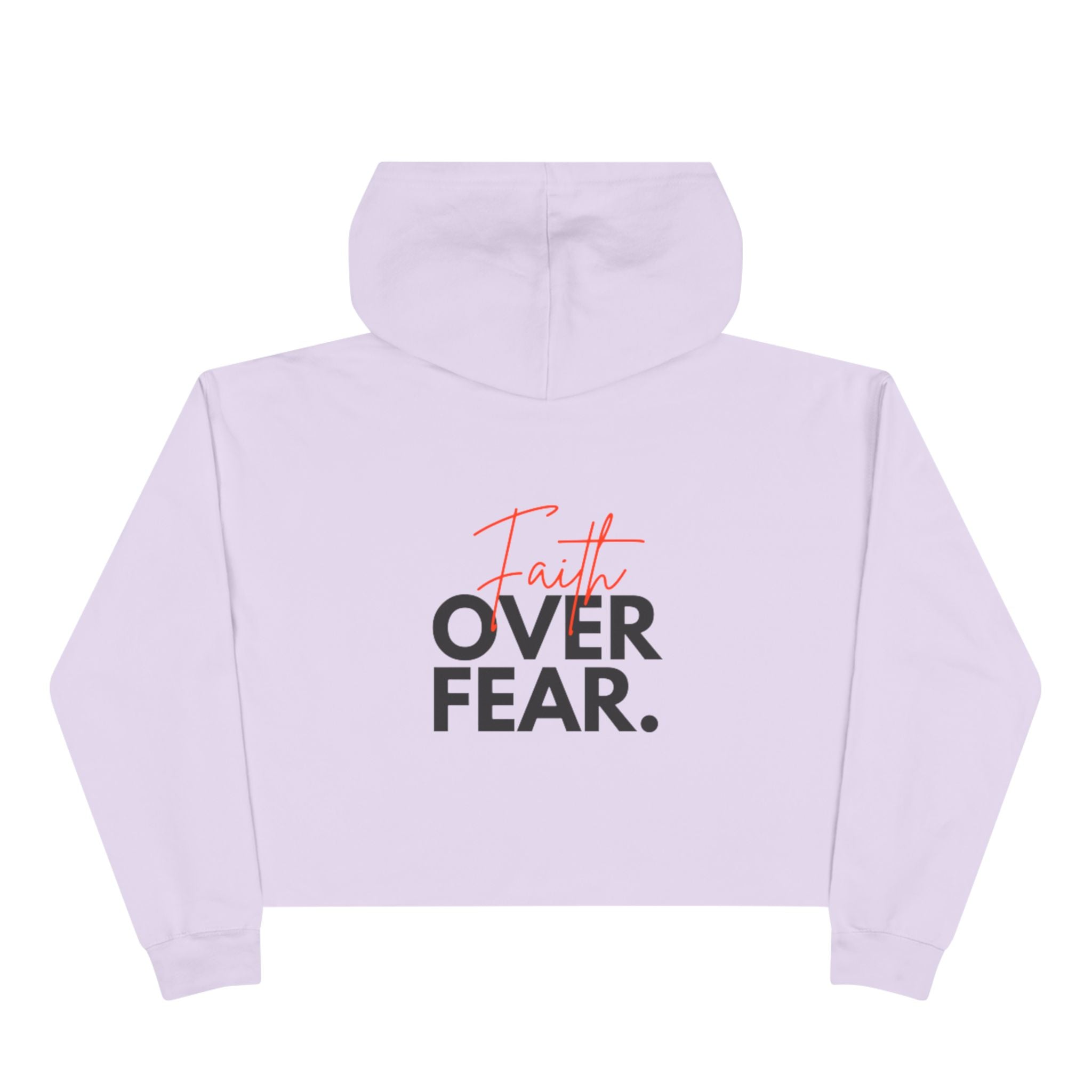 Faith Over Fear Cropped Hoodie