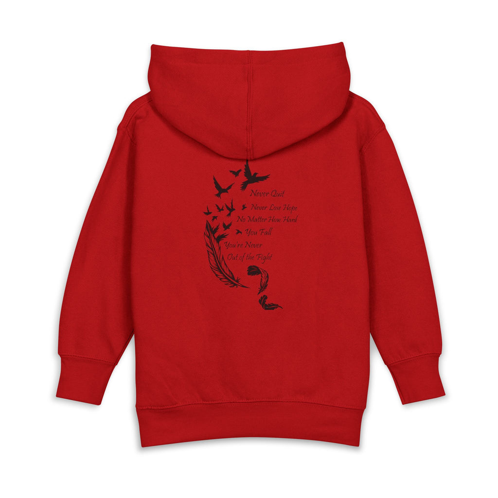 Faith Over Fear Toddler Hoodie