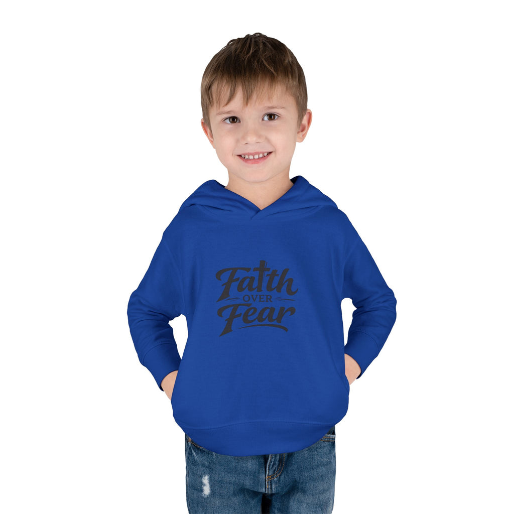 Faith Over Fear Toddler Hoodie