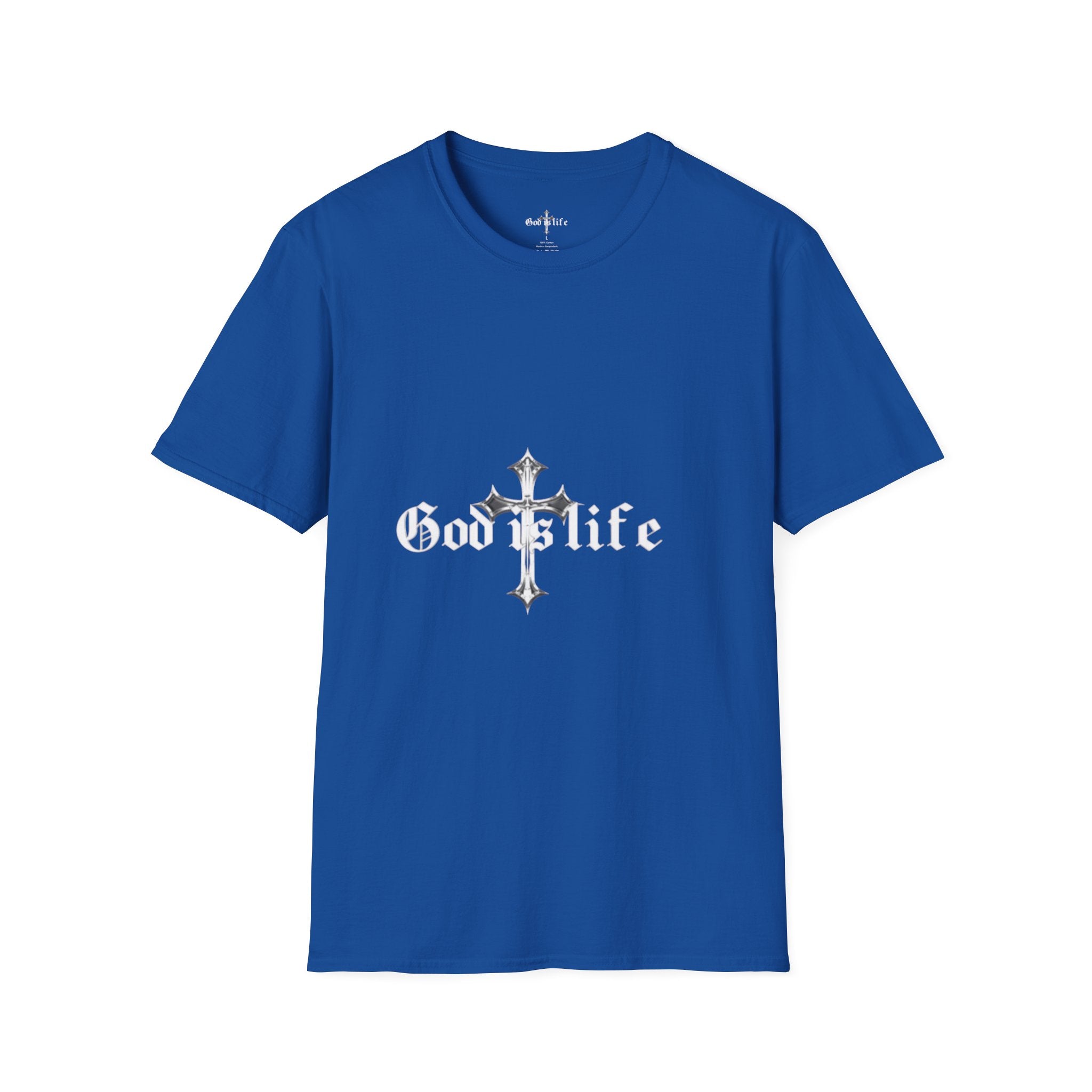 T-Shirt — Minimal Diamond Cross Graphic Tee