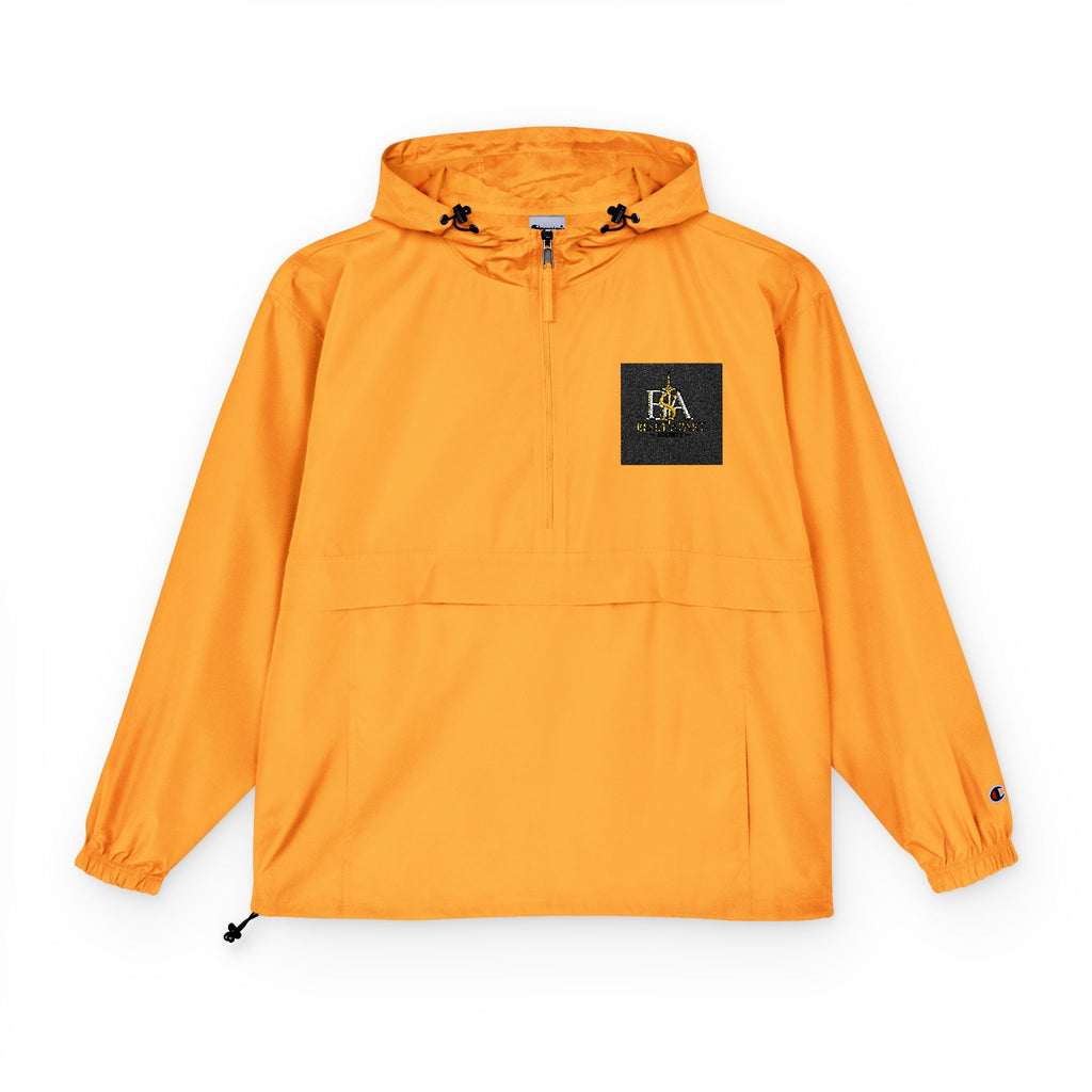 Yellow Anorak Jacket with Floral Patch