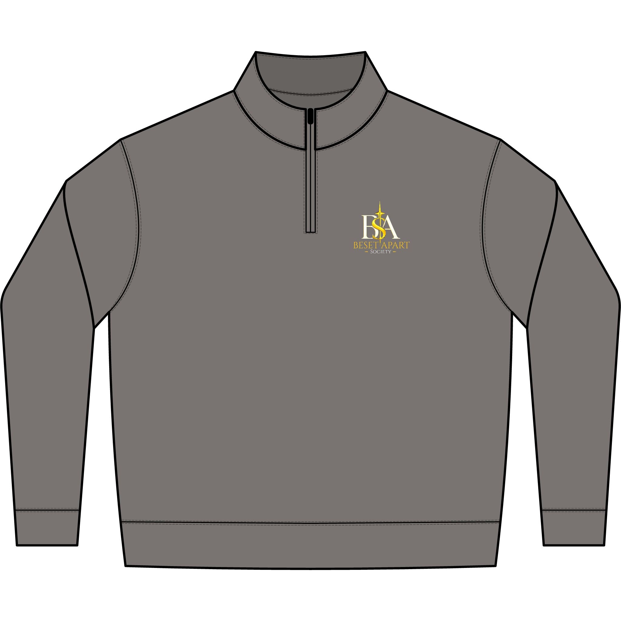Hope Half-Zip Sweatshirt — 'Hope' 1 Cor 5:7 Christian Pullover