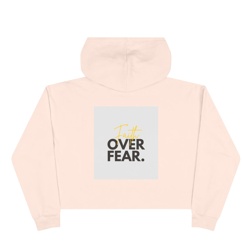 Faith Over Fear Cropped Hoodie