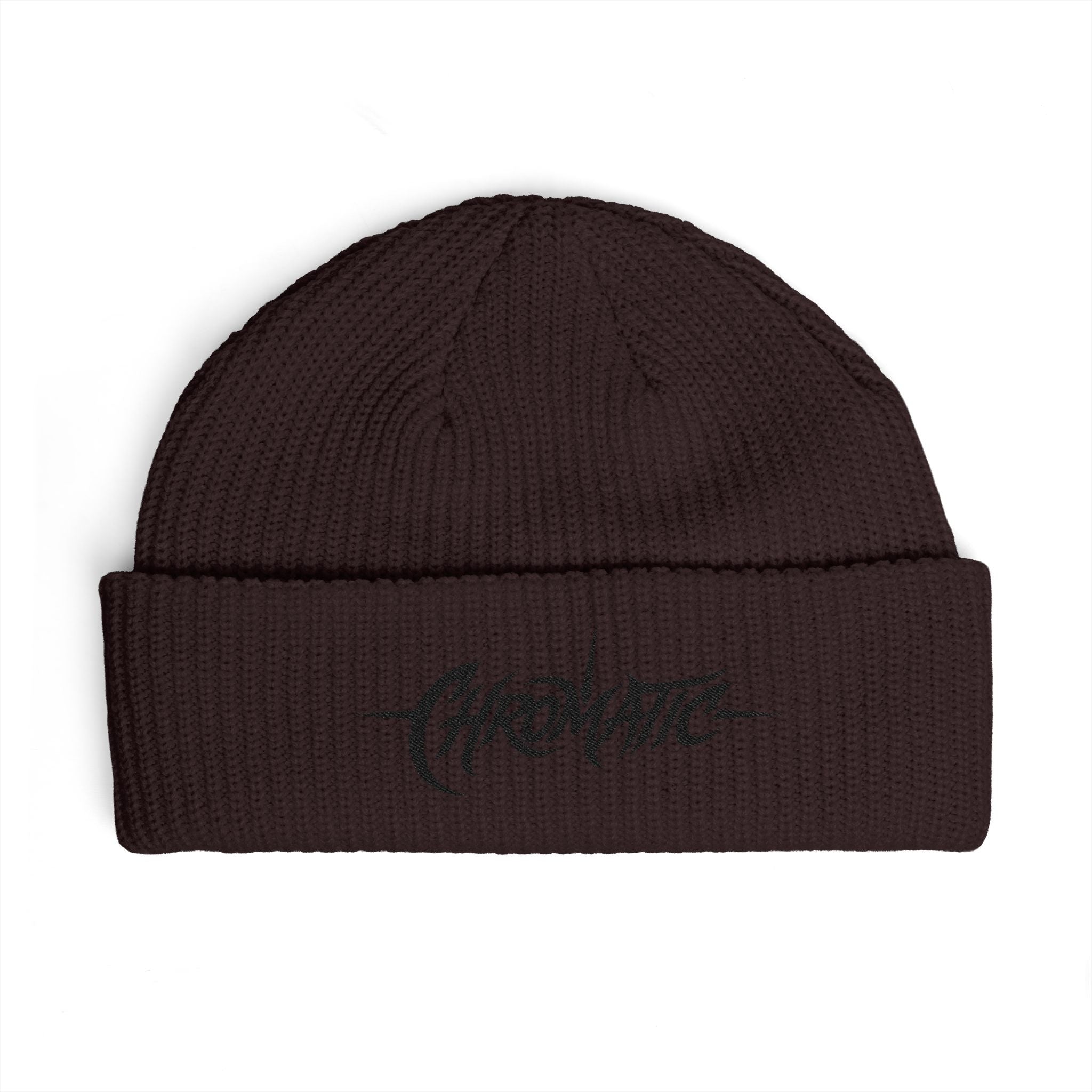 Chromatic Logo Cuff Beanie — Embroidered Streetwear Knit Hat