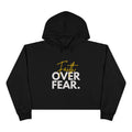 Faith Over Fear Cropped Hoodie