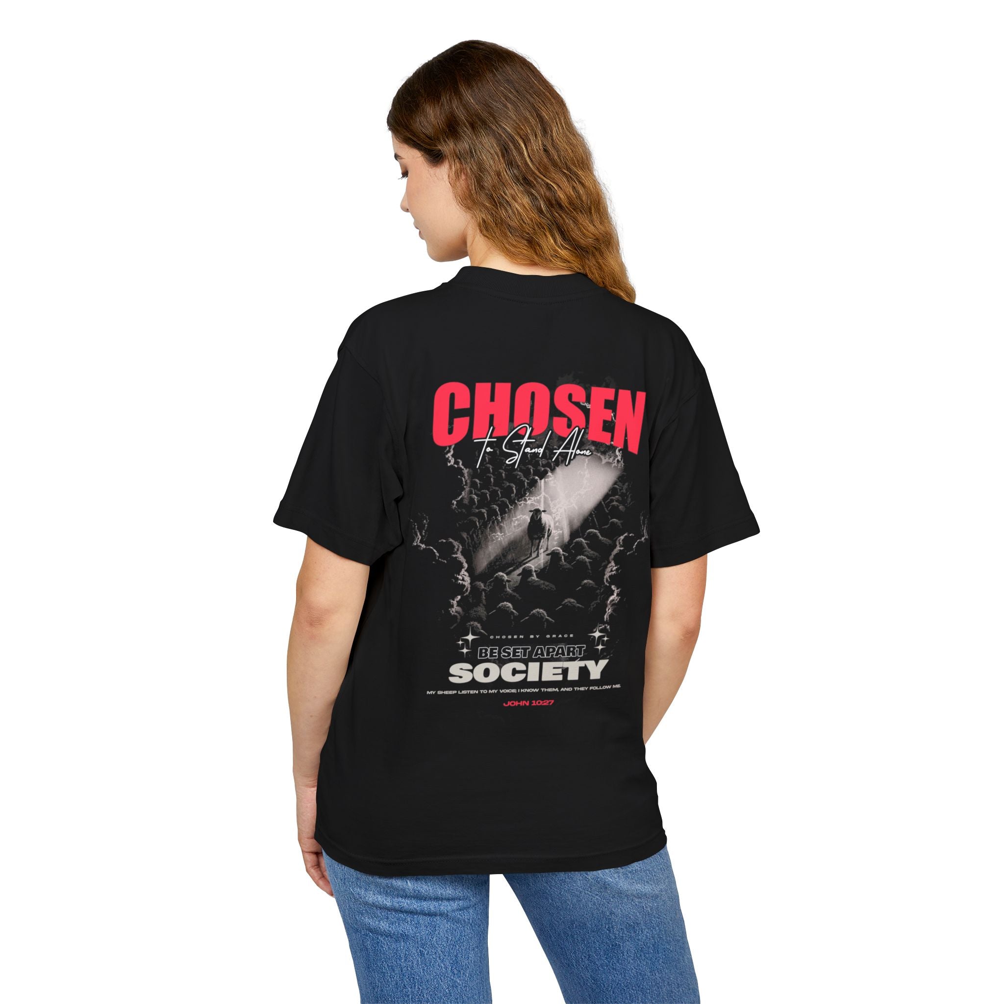 T-Shirt — "Chosen" Graphic Tee (Religious Urban Streetwear)