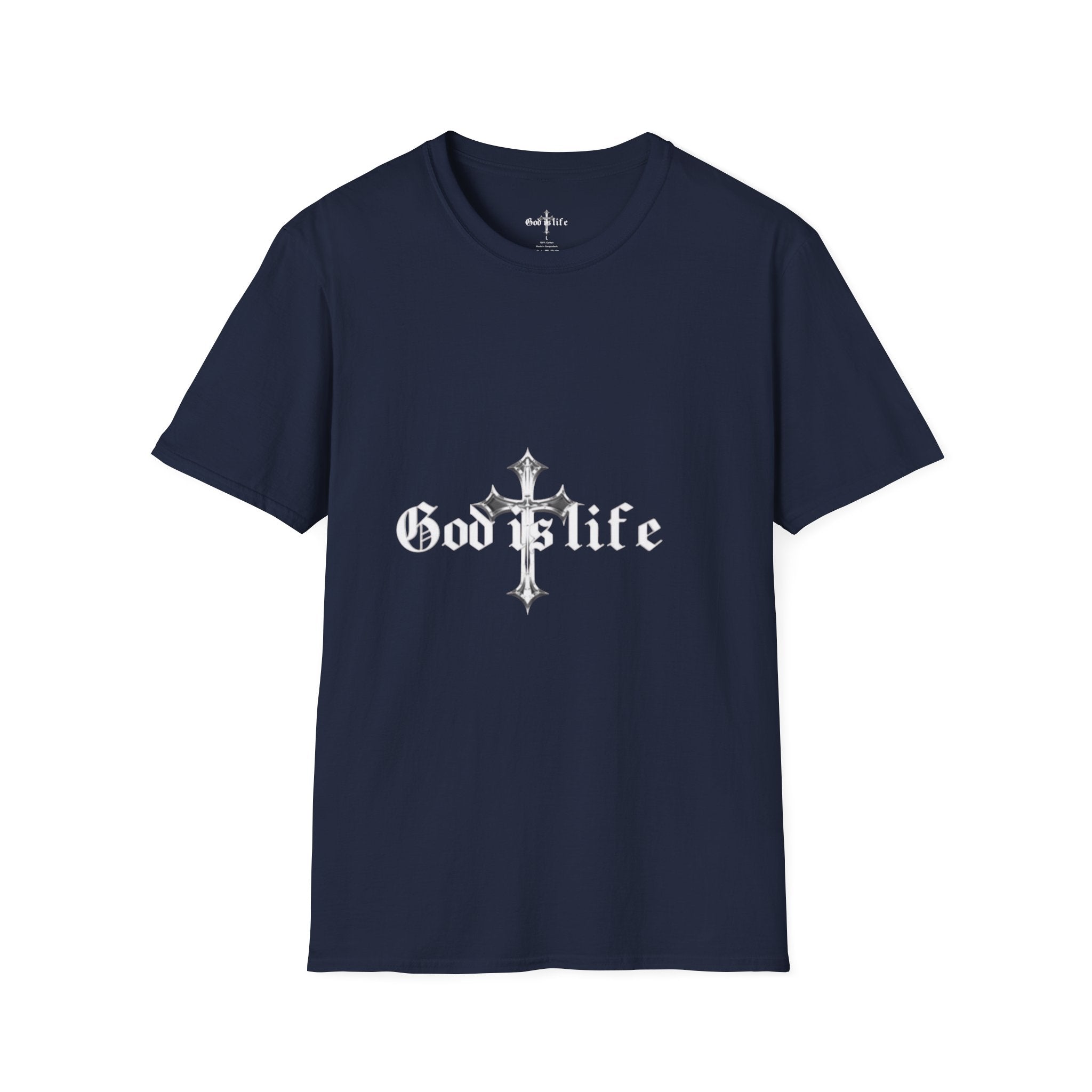 T-Shirt — Minimal Diamond Cross Graphic Tee