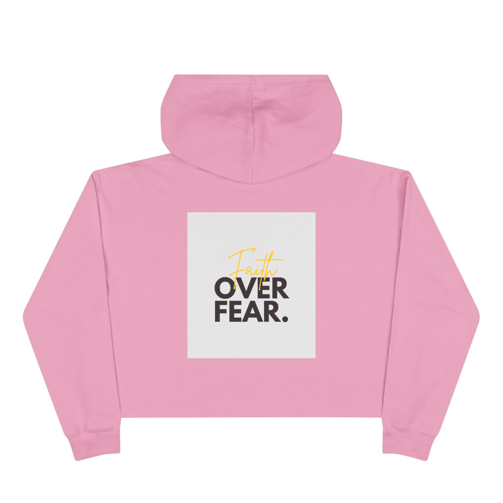 Faith Over Fear Cropped Hoodie
