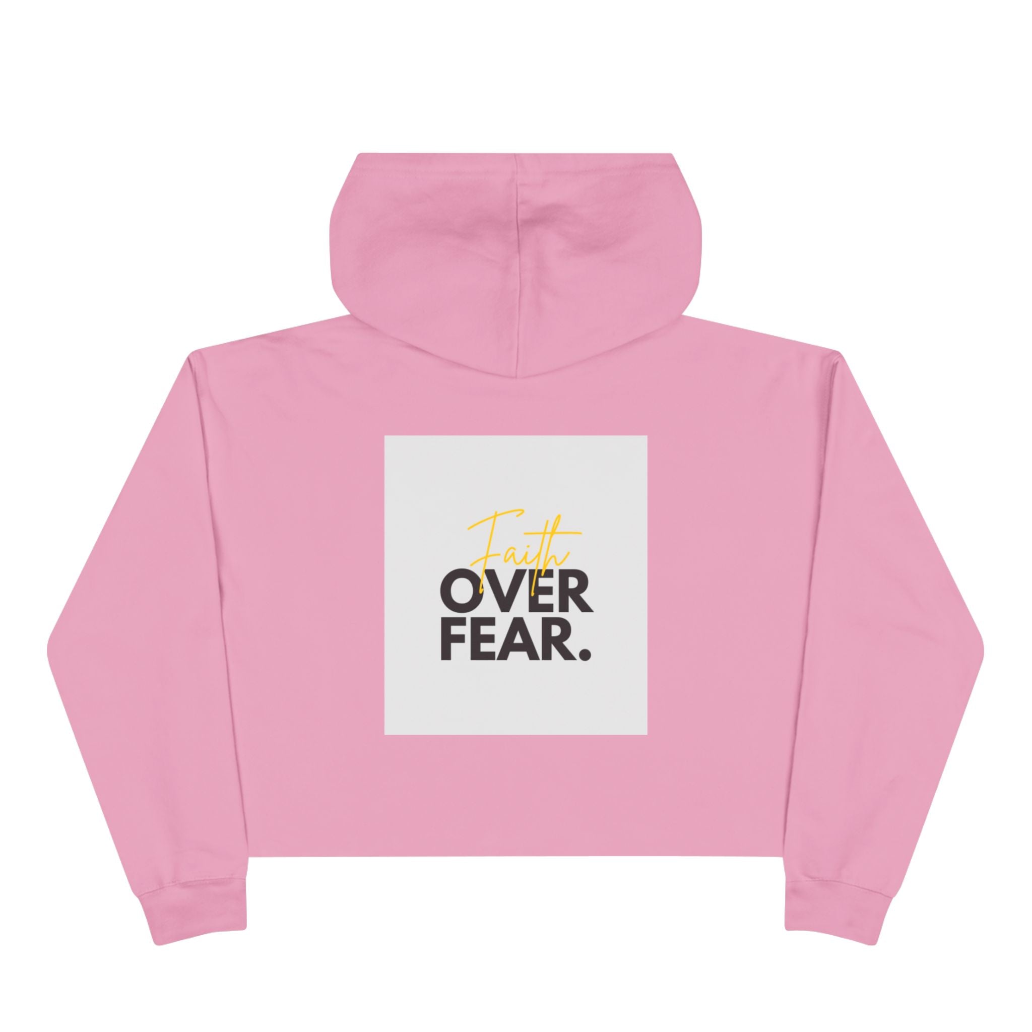 Faith Over Fear Cropped Hoodie