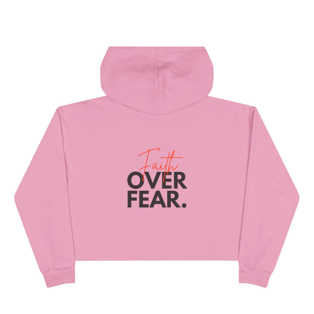 Faith Over Fear Cropped Hoodie