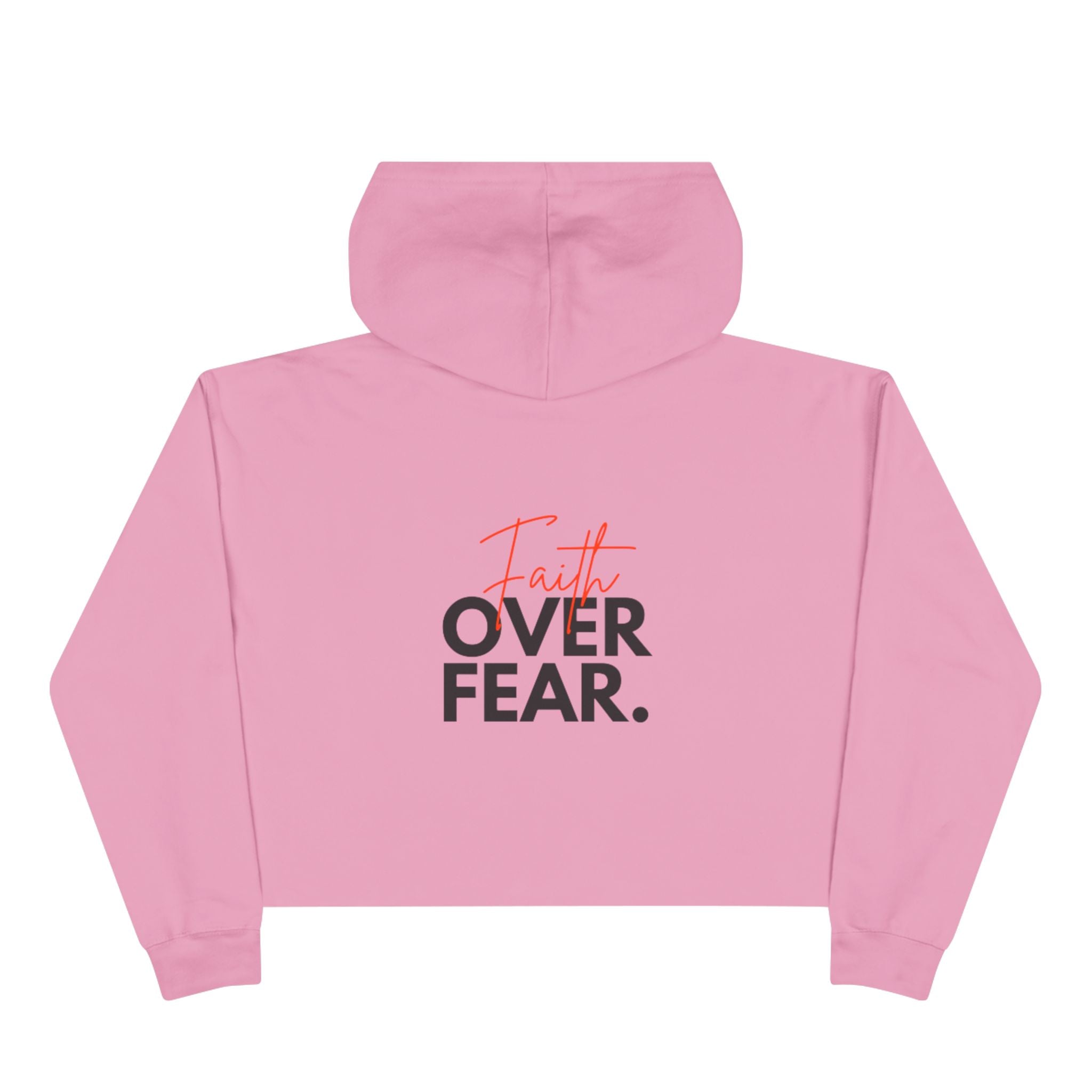 Faith Over Fear Cropped Hoodie
