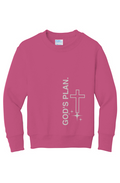 Youth Fleece gods plan Sweatshirt