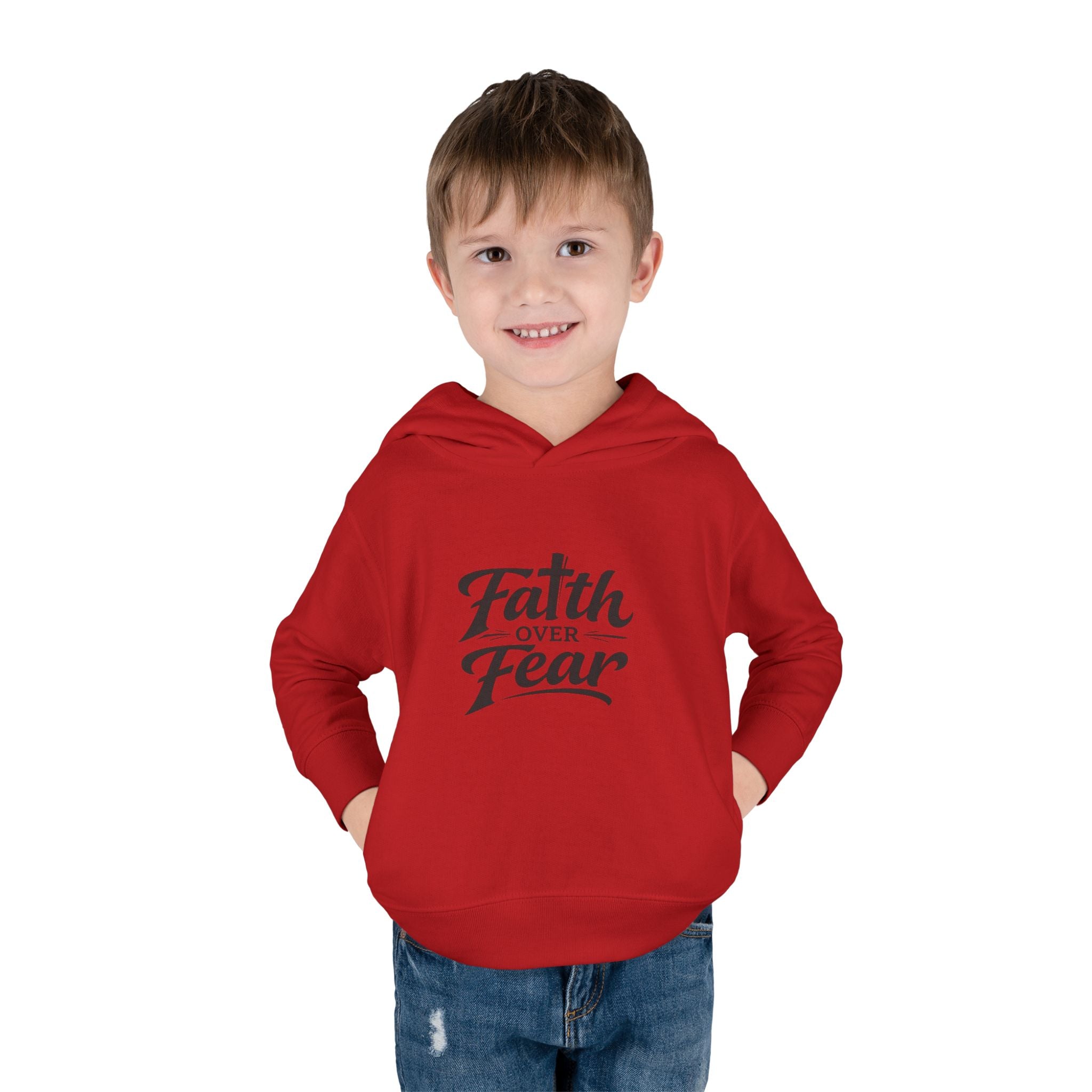 Faith Over Fear Toddler Hoodie