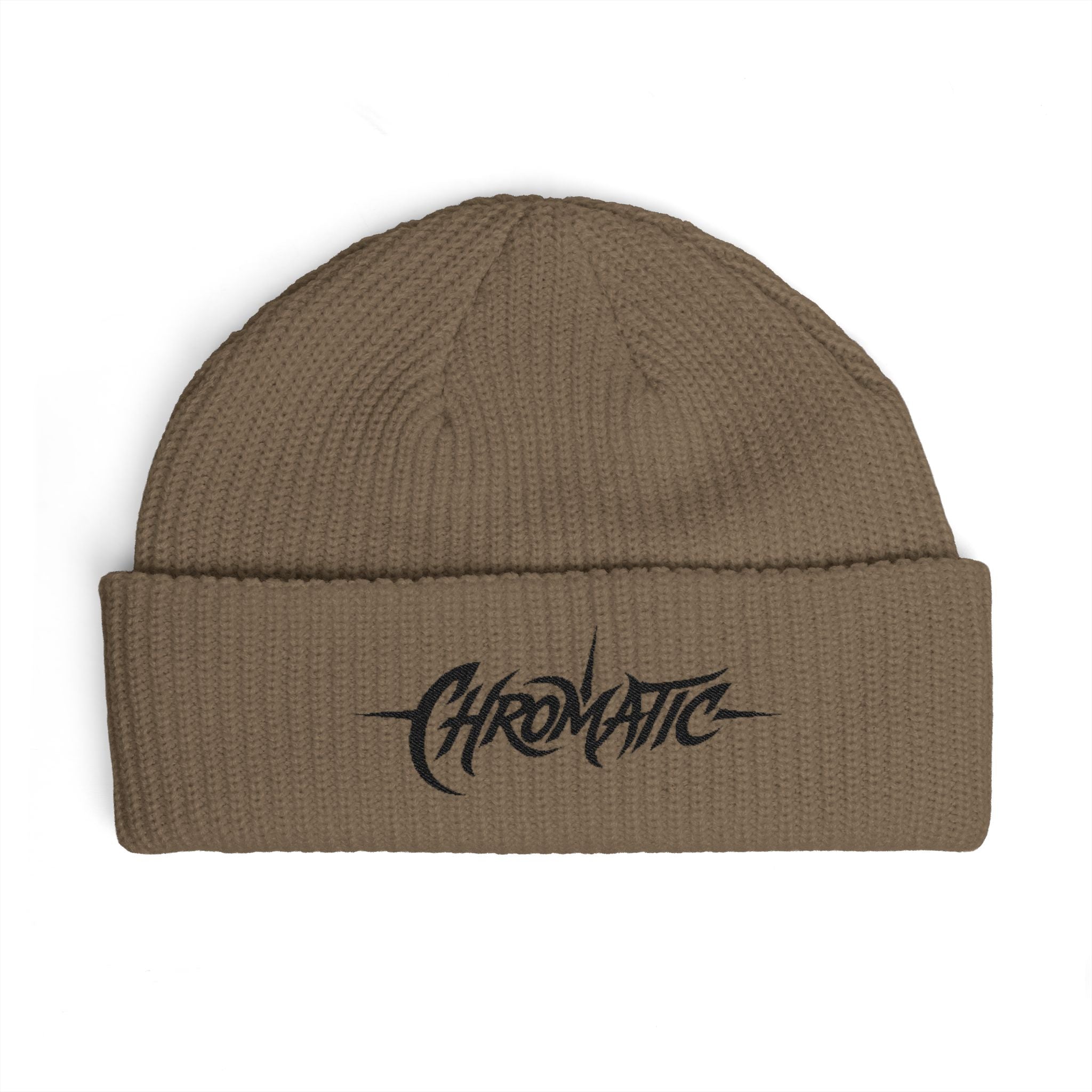 Chromatic Logo Cuff Beanie — Embroidered Streetwear Knit Hat
