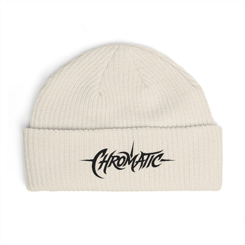 Chromatic Logo Cuff Beanie — Embroidered Streetwear Knit Hat