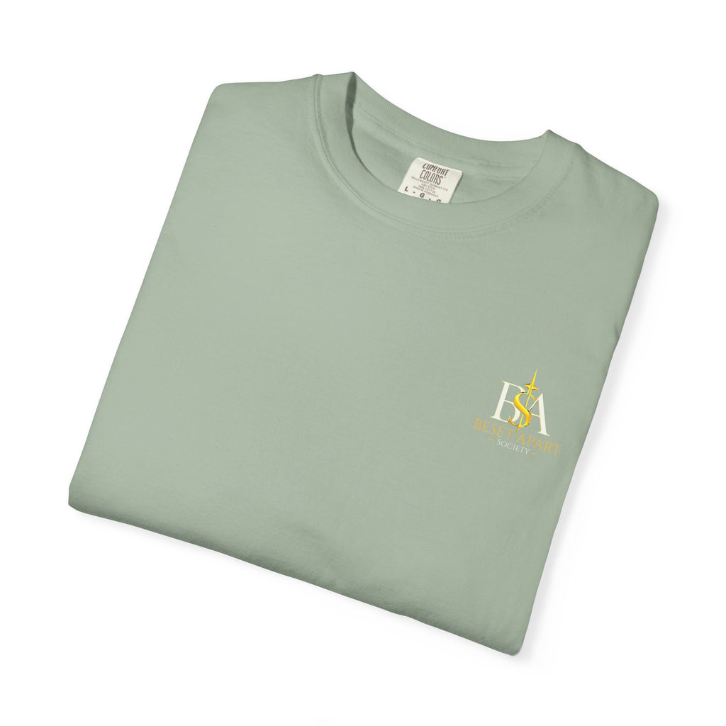 Transformation Cross T-Shirt — Christian Faith Scripture Tee (Romans 12:2)