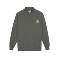 Quarter-Zip Sweatshirt — Rustic Faith 'Trust' Design with Crosses (Embroidered Chest Logo)