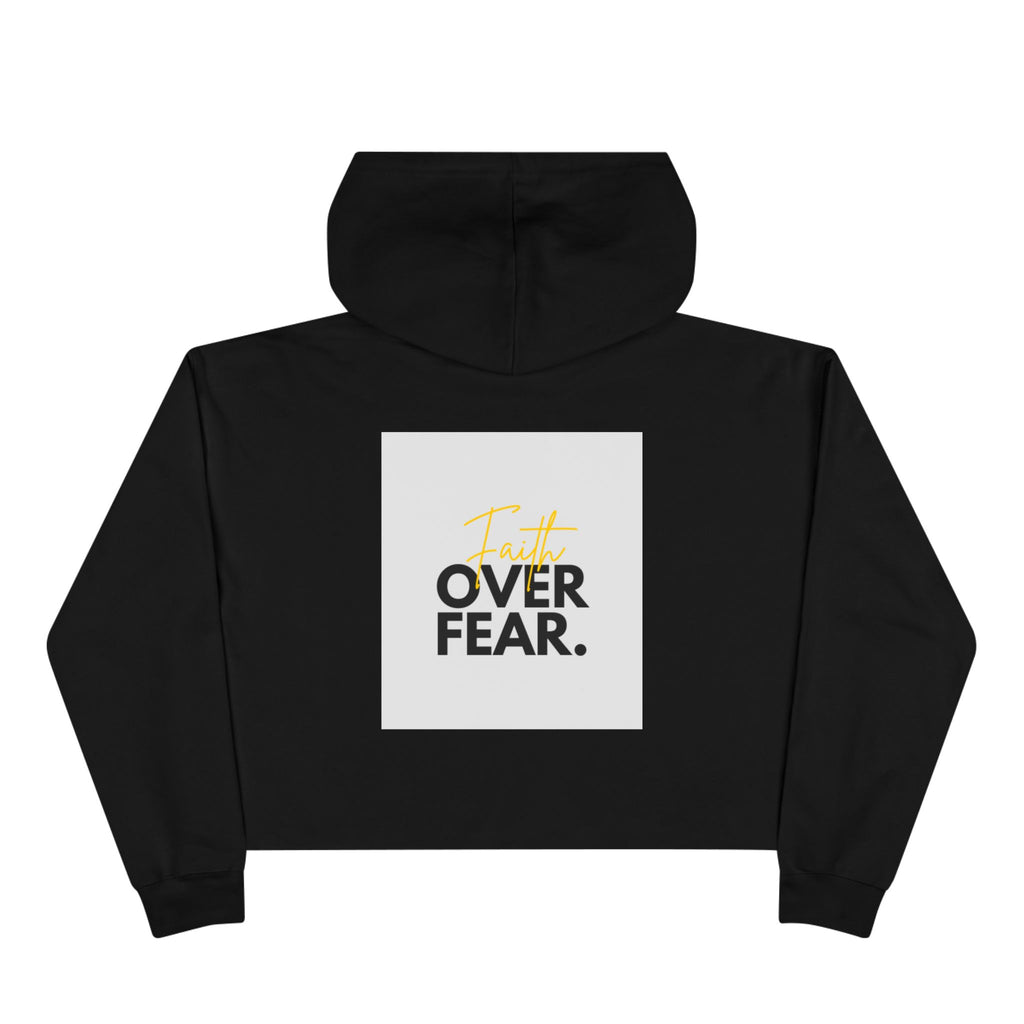 Faith Over Fear Cropped Hoodie