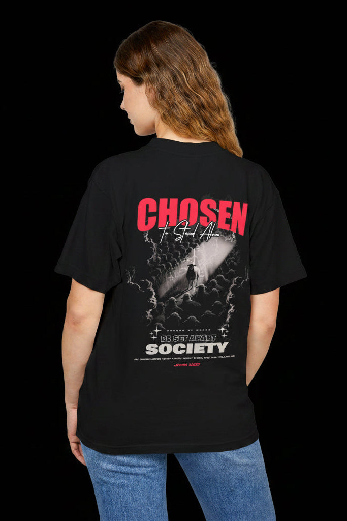 T-Shirt — "Chosen" Graphic Tee (Religious Urban Streetwear)