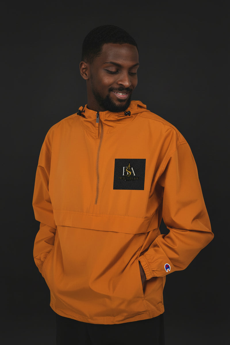 Yellow Anorak Jacket with Floral Patch