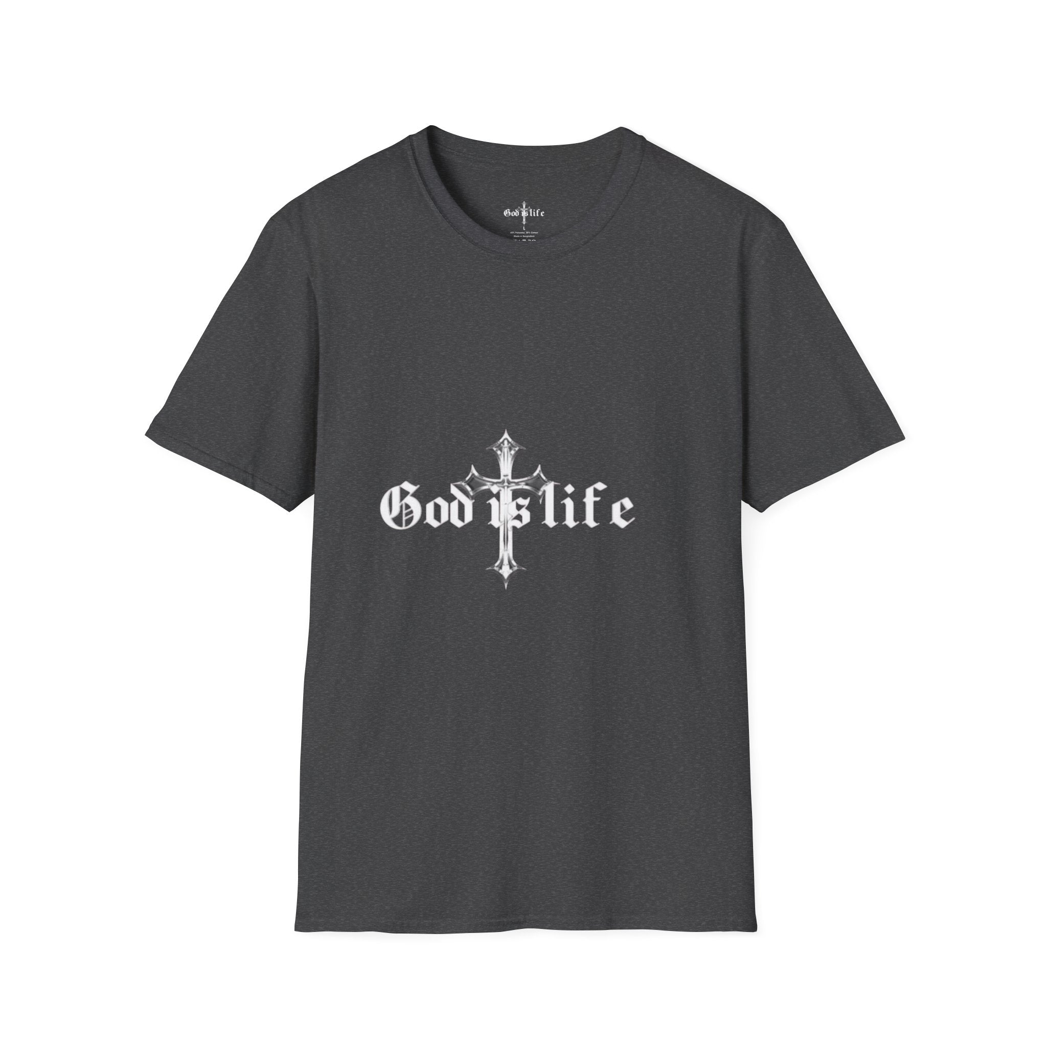T-Shirt — Minimal Diamond Cross Graphic Tee