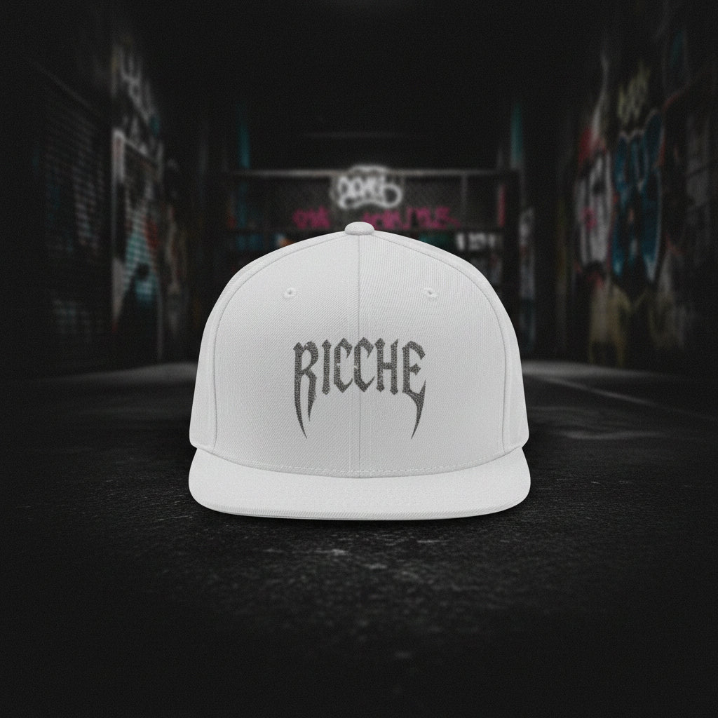 Ricche Gothic Snapback Hat