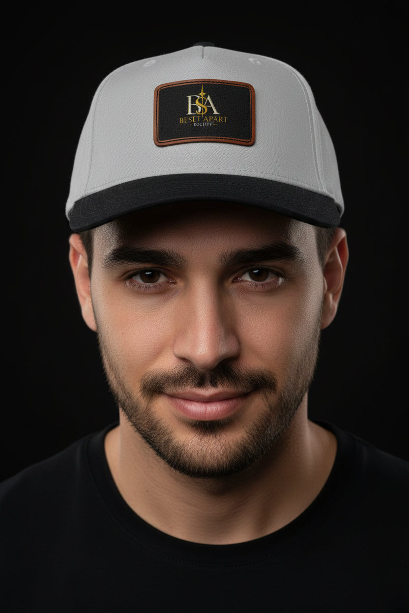 BSA leather Patch Cap